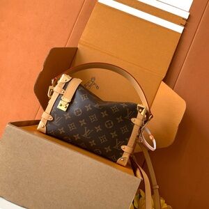 Louis Vuitton Monogram Brown and Tan Shoulder Bag